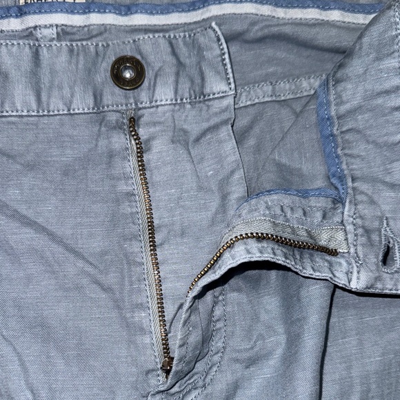 Faherty Blue Pants Men’s Size 42 Stretch Cotton Linen - Picture 4 of 13